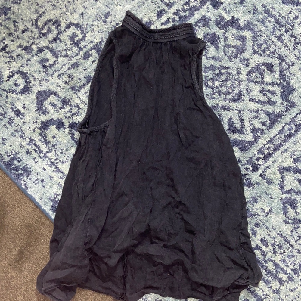 Black high neck halter